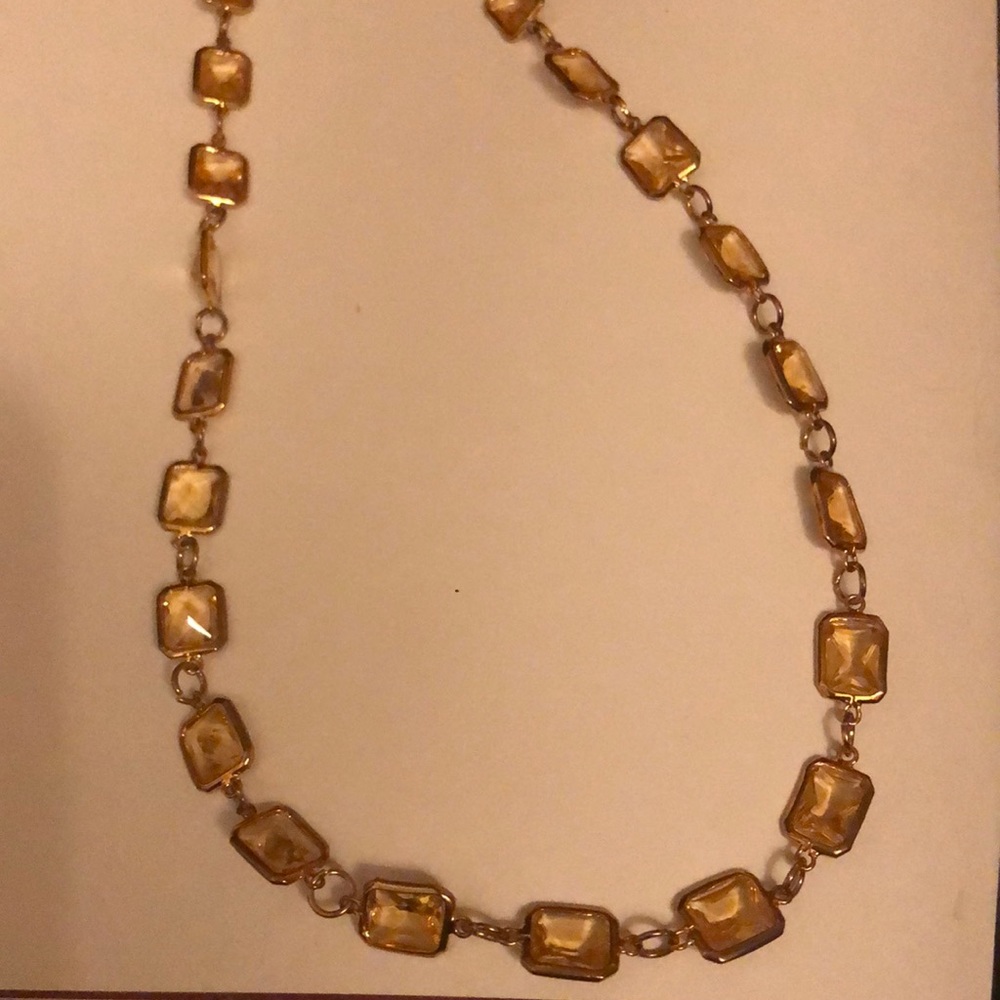24 inch rose gold colored necklace